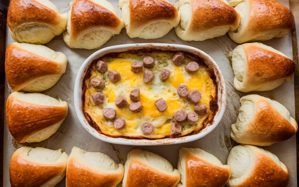 Crescent rolls casserole