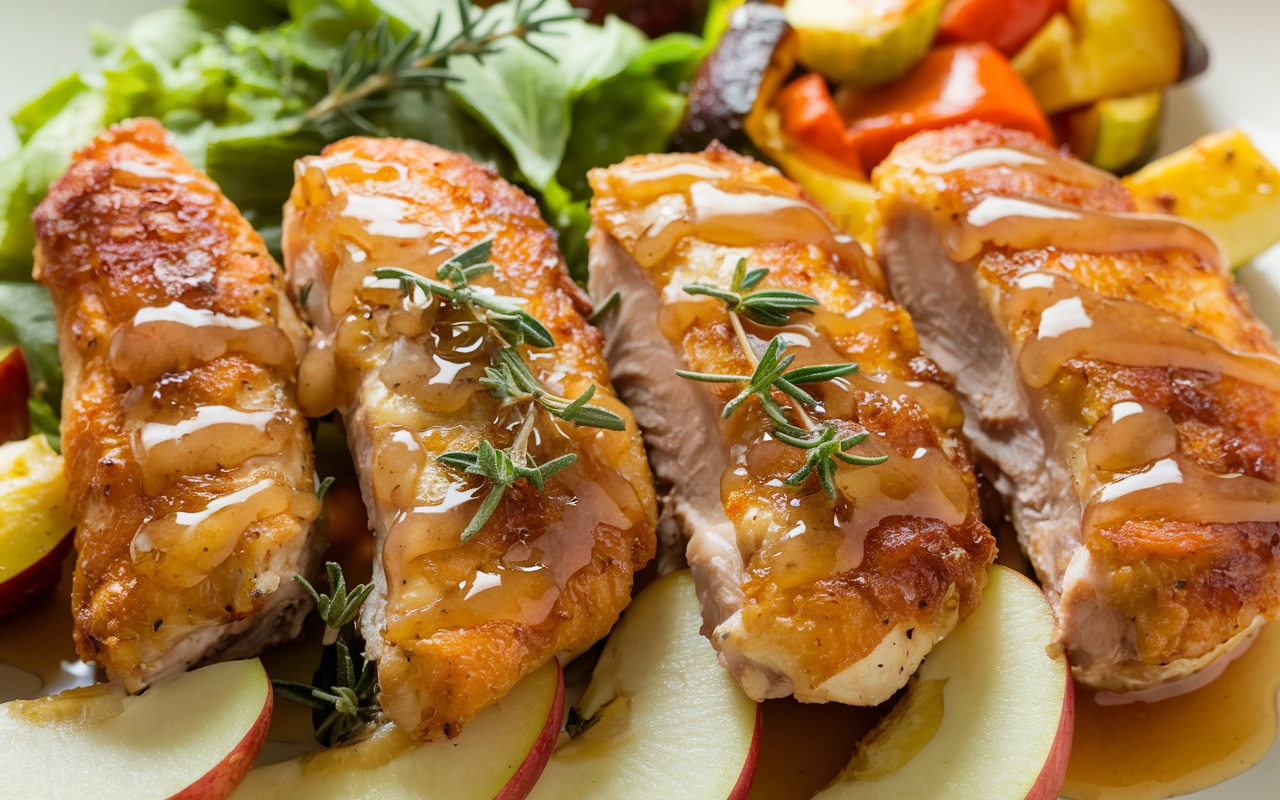 Apple and Honey Glazed Chicken Tenders Recipe