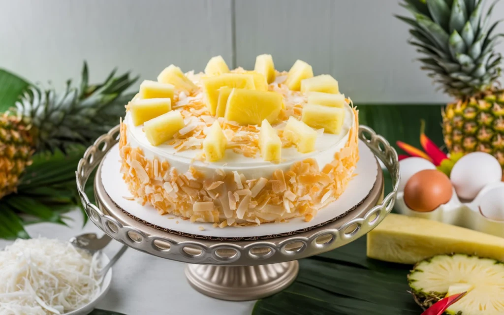 Pineapple Coconut Cake